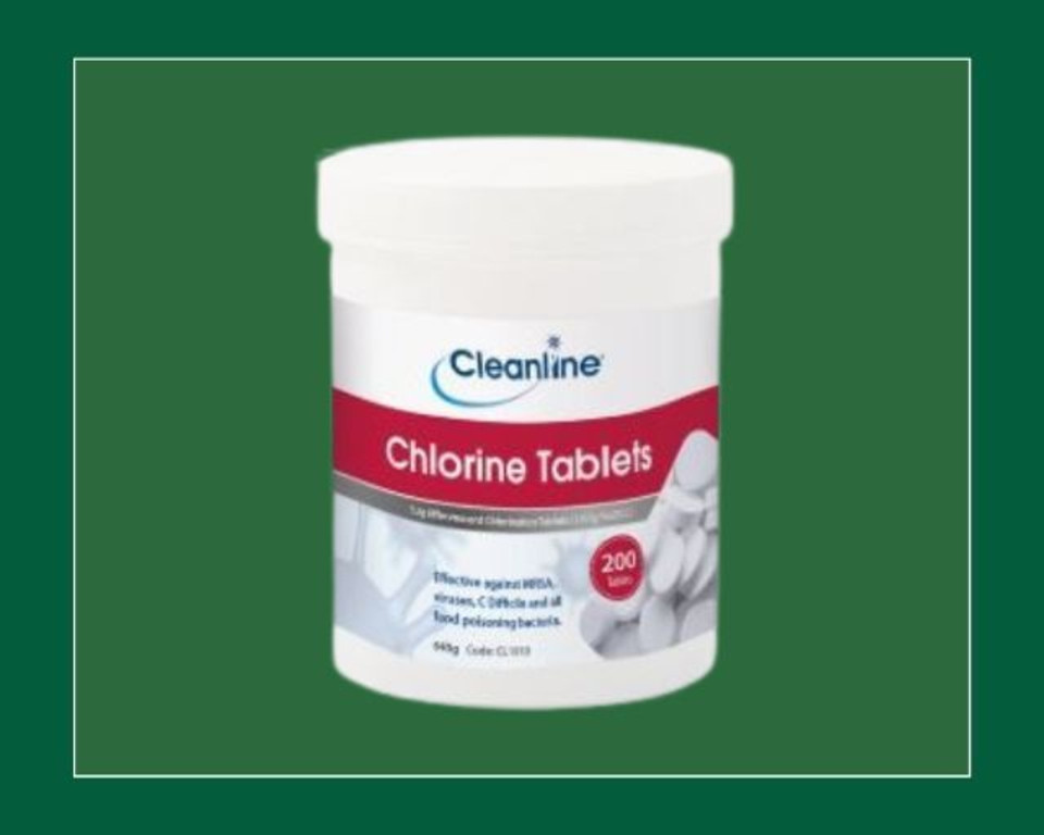 Chlorine Disinfectant and Cleaning Tablets